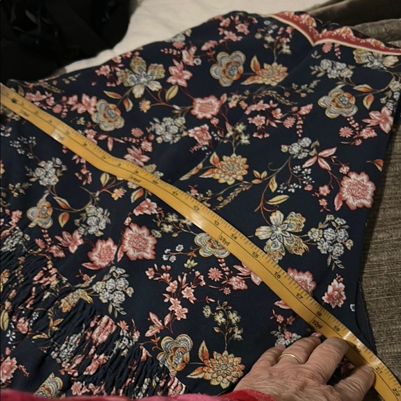 Vibrant Pink and Orange Halter Maxi Sundress - Picture 10 of 11